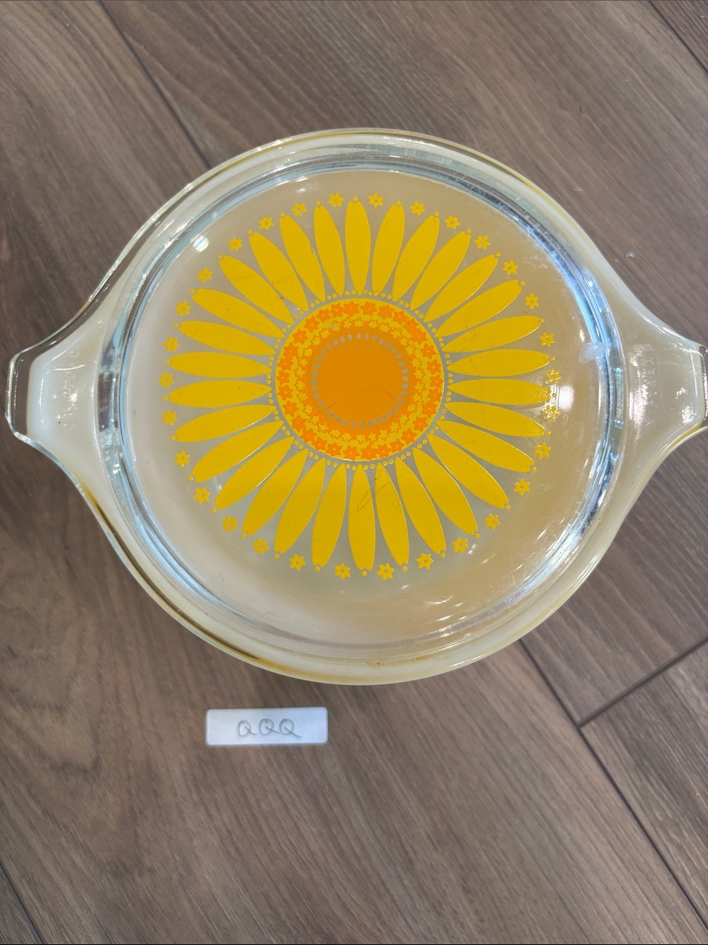 Pyrex Sunflower Daisy 473 with Lid - Picture 3 of 5
